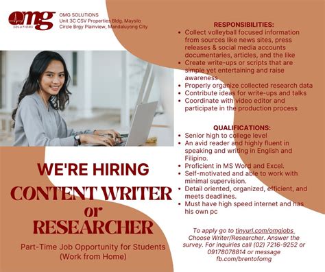 Part Time Mandarin Jobs in Metro Manila .
